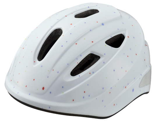 OGKカブト AILE Lサイズ（56-58cm）ドットホワイトの商品画像
