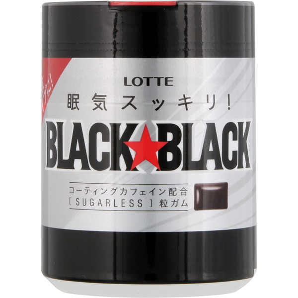 [限定価格]　ロッテ　ブラックブラック　ワンプッシュボトルガム　16個 ブラックブラック粒ワンプッシュボトル｜ガム｜お口の恋人 ロッテ