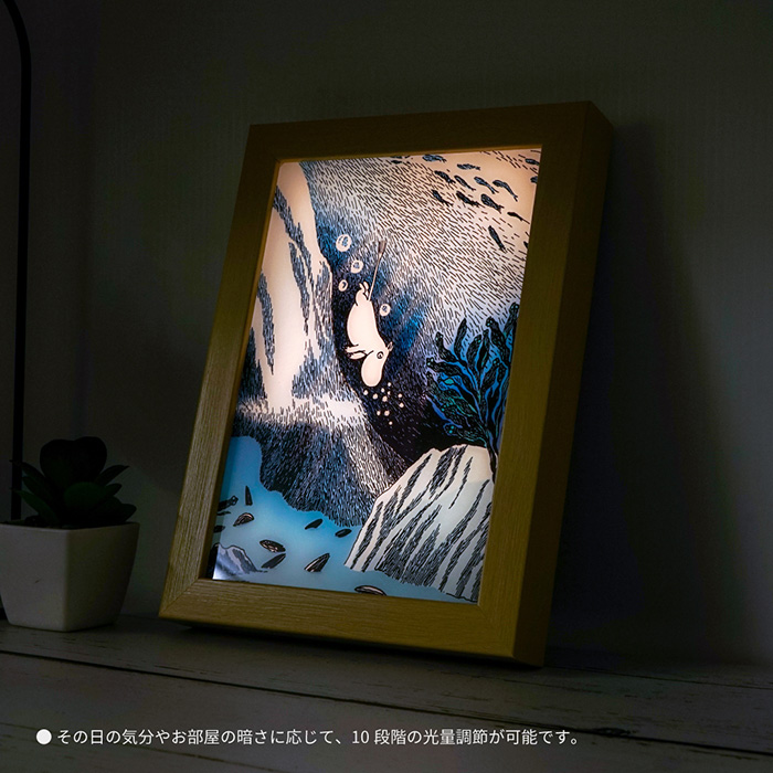  бесплатная доставка Moomin sa приз Picture lai карты освещение LED свет 3 цвет 10 -ступенчатый искусство свет настольный свет USB интерьер класть type настольный прикроватный ..