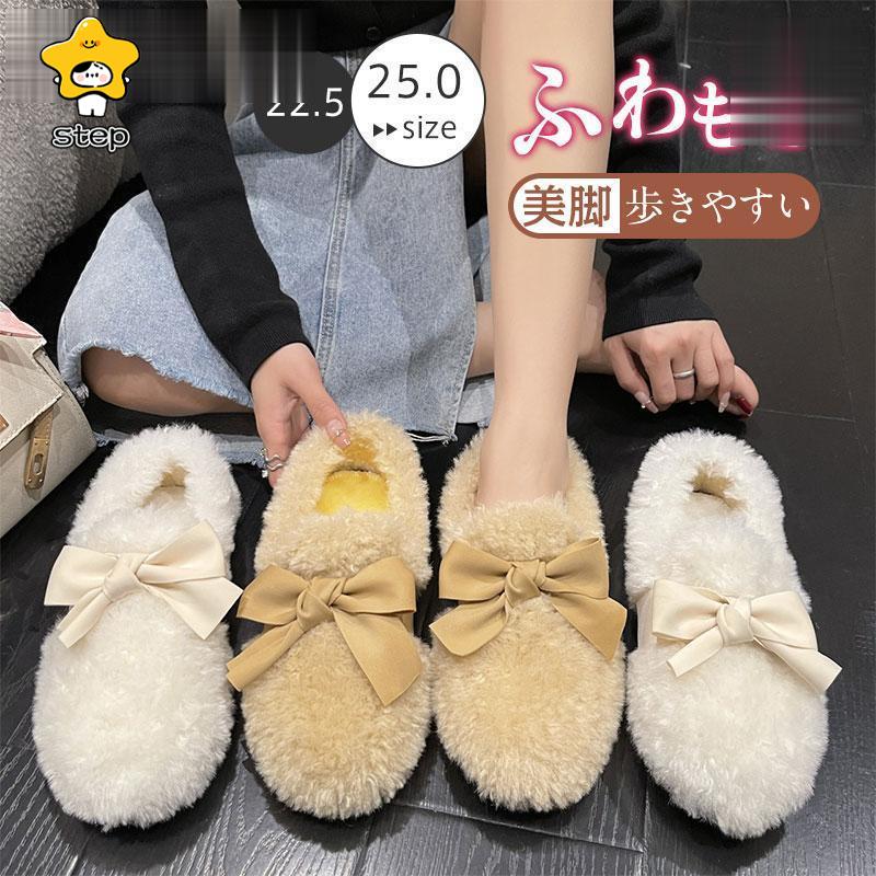 мокасины Flat ........ боа обратная сторона ворсистый простой симпатичный лента мутон Loafer зима обувь мягкость посылка включено ..... салон надеть обувь 
