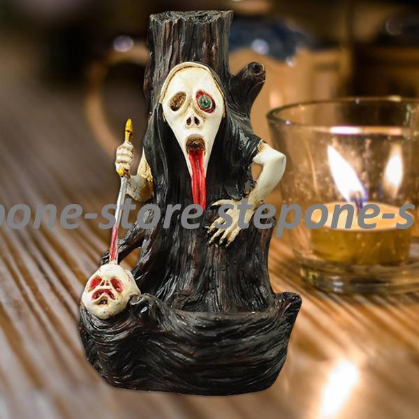  ручная работа. обратный .. горелка Halloween Skull . держатель aroma терапия украшение дом. оборудование орнамент 