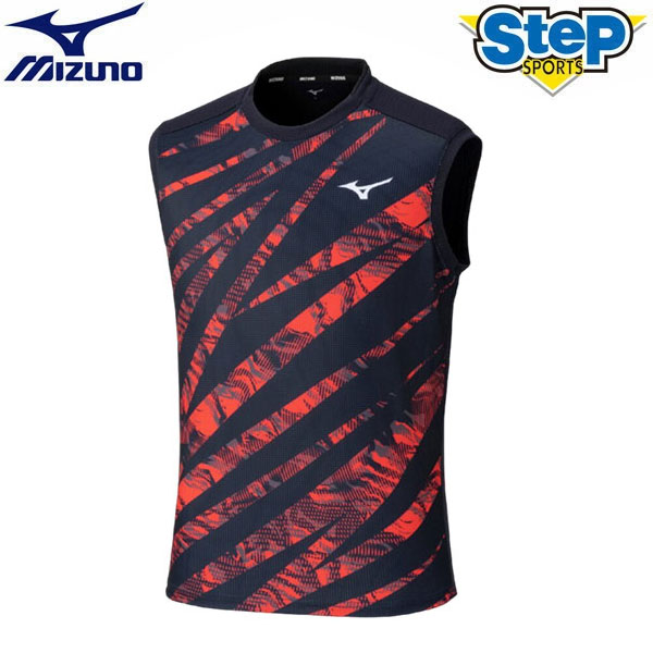  Mizuno одежда MTC dry обвес f трос Ractis рубашка U2MAC01211 mizuno[ мужской ][ женский ] бег наземный рукав отсутствует 25SS ap-m-shirt