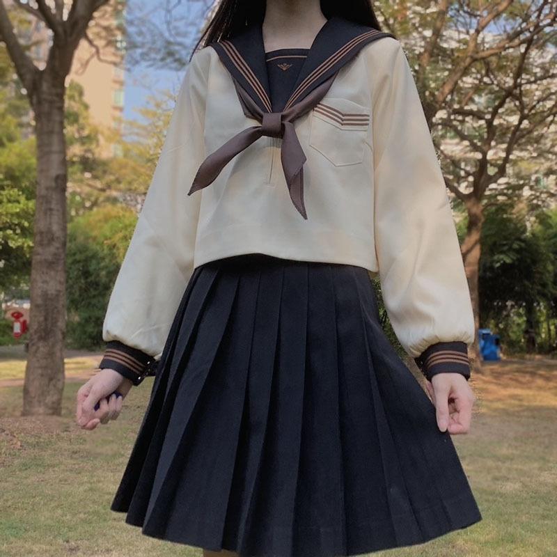  one part! large size JK uniform high school student school uniform uniform sailor suit costume play clothes fancy dress costume .. manner pleated skirt go in . type graduation ceremony culture festival 