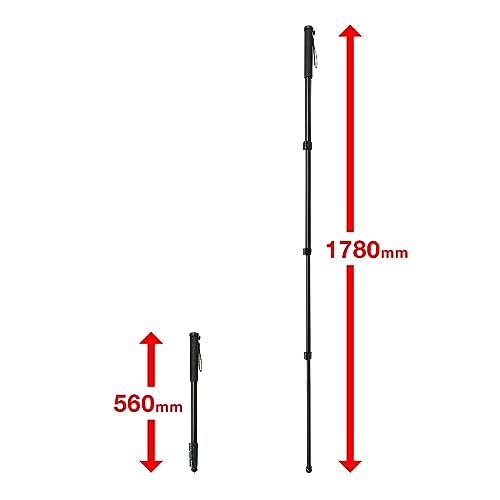  Sanwa Supply multi stand ( one leg ) single‐lens reflex &amp; video camera correspondence 4 step legs diameter 27mm. length approximately 178cm DG-CAM23