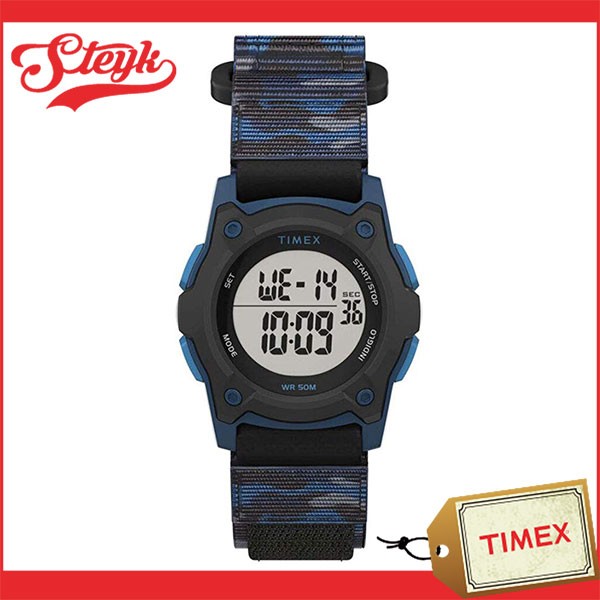 TIMEX TW7C77400 Timex наручные часы цифровой kids digital Kids цифровой Kids черный голубой 