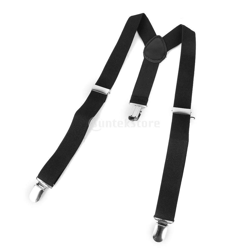  No-brand goods Kids for children suspenders KIDS suspenders casual black 