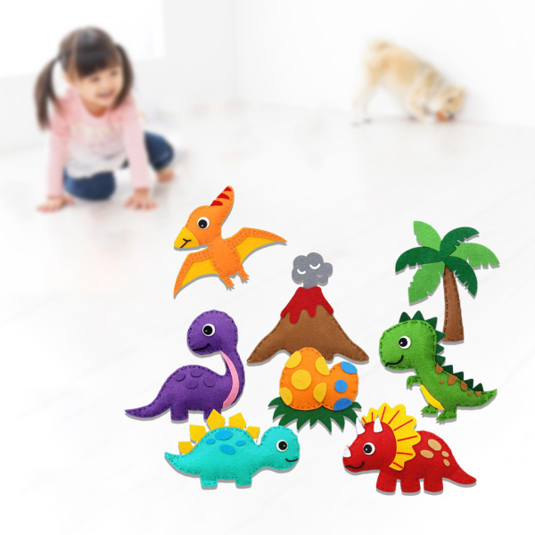  felt sewing kit DIY craft education for sewing art craft dinosaur + felt sewing kit DIY craft education for sewing art k rough 