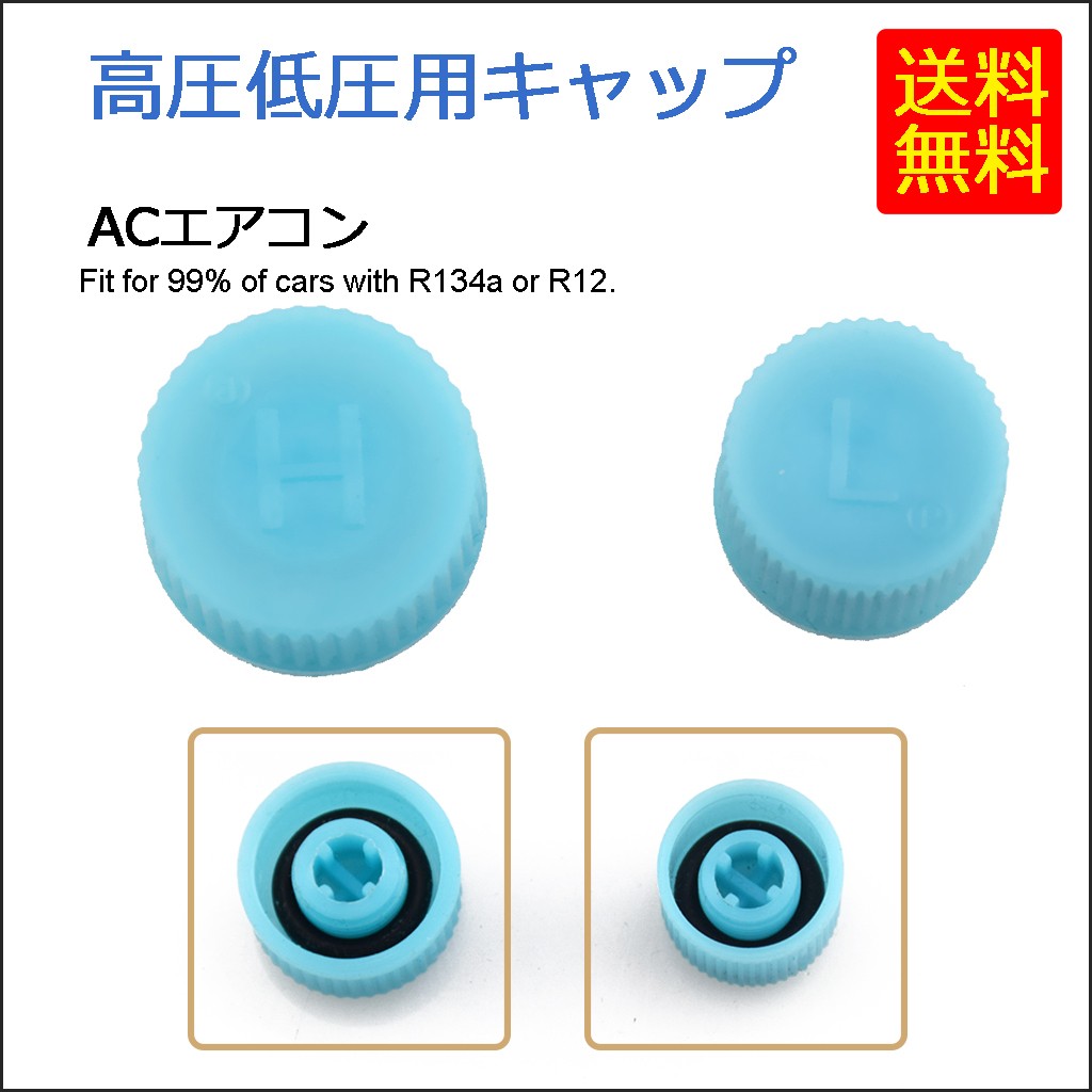 AC cap low pressure height pressure 2 piece entering air conditioner service valve(bulb) high low side charge port blue 
