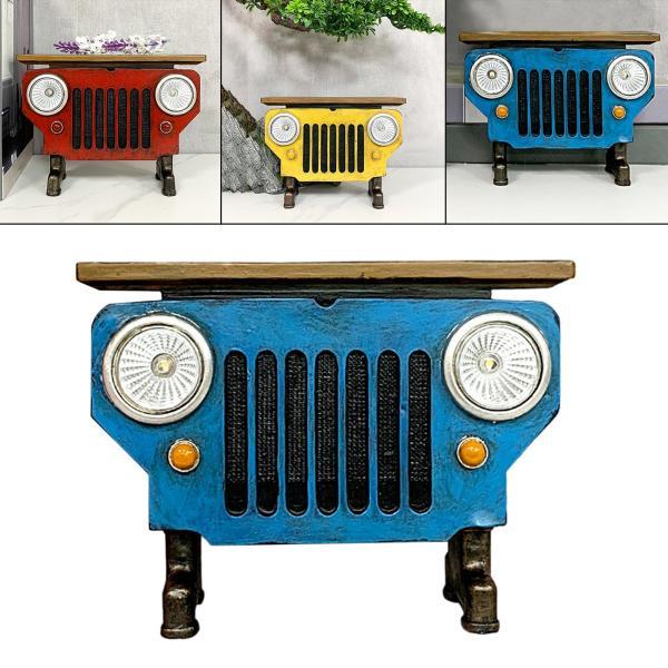  Vintage style. bright table sculpture desk art craft house. equipment ornament blue 