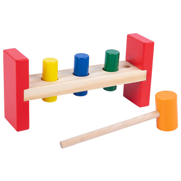  monte so-li toy wooden tap &amp; Hammer game Doki-Doki bench Hammer toy .. front. baby therefore. klieitib gift child man 