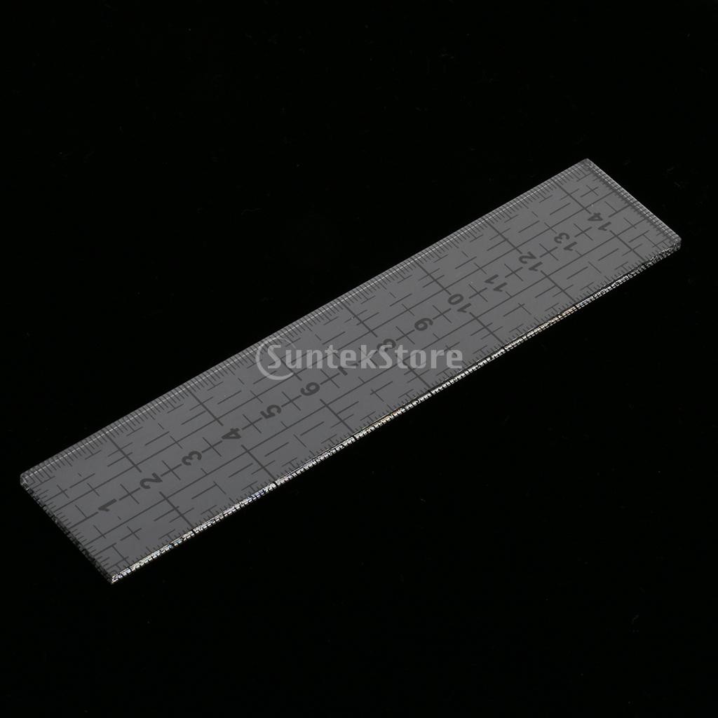  all 2 color rectangle acrylic fiber made sewing ruler quilting template patchwork sewing Roo la- tool .. drafting tool clothes - black 