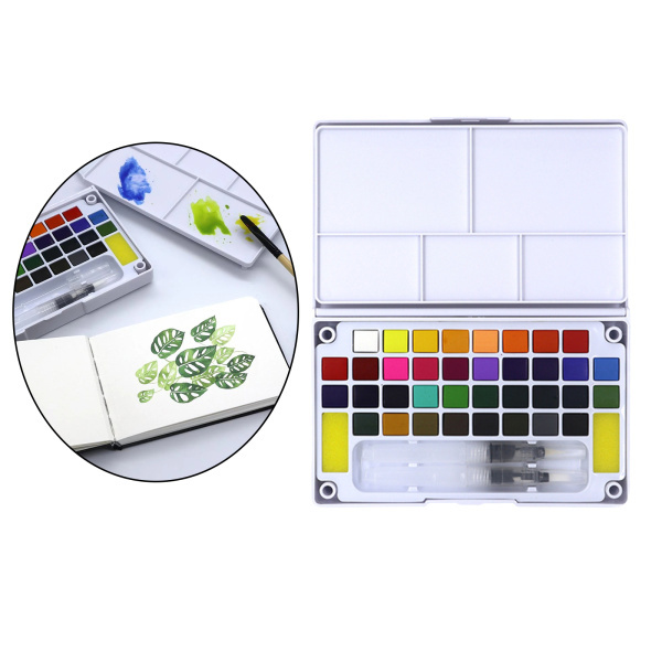 Deluxe artist watercolor painting set 36 color solid water color paint accessory, artist, beginner, adult optimum 
