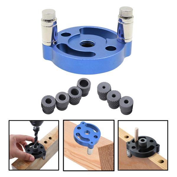  vertical pocket hole jig self center ring dowel jig hole puncher locator for carpenter woodworking tool for drill guide drill bushing stainless steel steel . equiped 