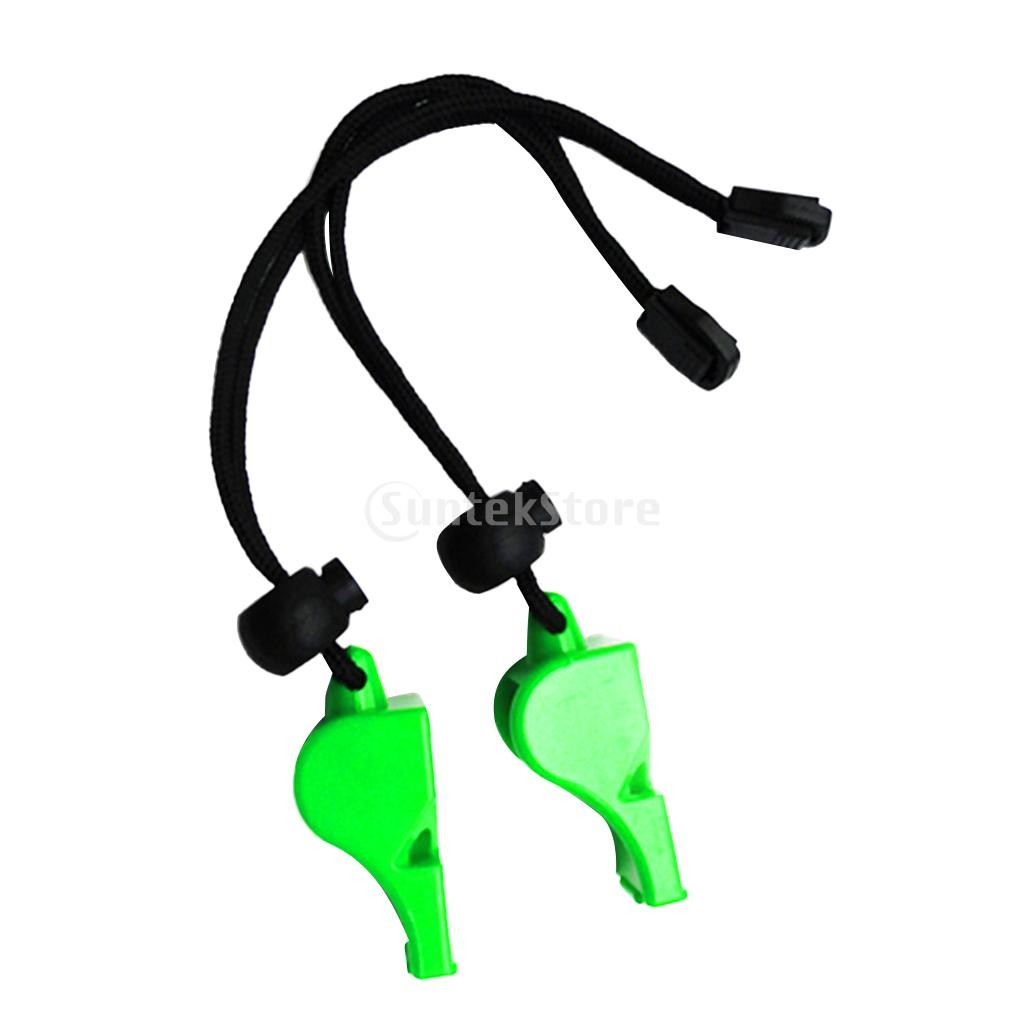 2 piece scuba diving Survival whistle pipe urgent whistle all 4 color - green 