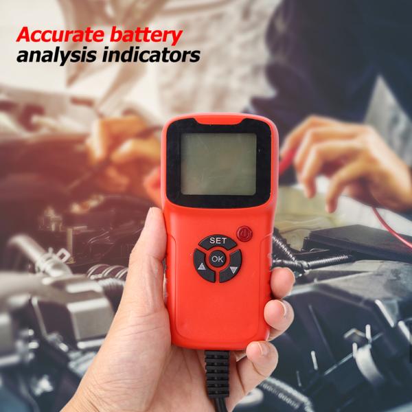 12V. battery for battery checker car battery life tester battery tester for automobile diagnosis breakdown CCA price measurement car supplies 