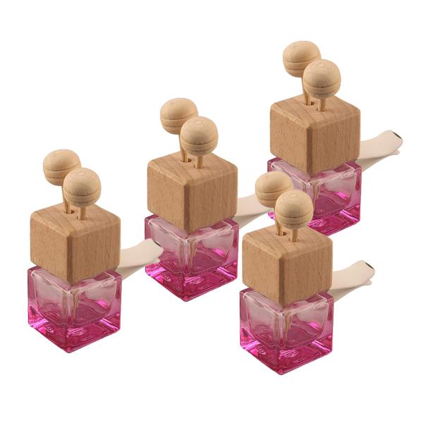 4 piece. car aroma Sera pi- diffuser bottle. fragrance. smell. equipment ornament office car rose red 