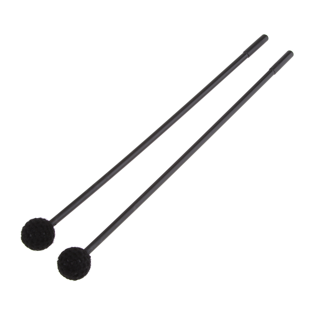 1 pair . drum stick mallet beater Bla_Plastic
