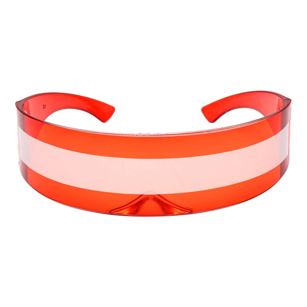  Cyber punk visor sunglasses future shield LAP mirror rhinoceros black ps glasses for women . man party accessory 