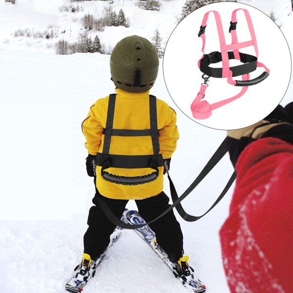  snow Harness лыжи тренировка для Kids начинающий snow bo- первый скольжение длина настройка лыжи плечо Harness спорт футболка 