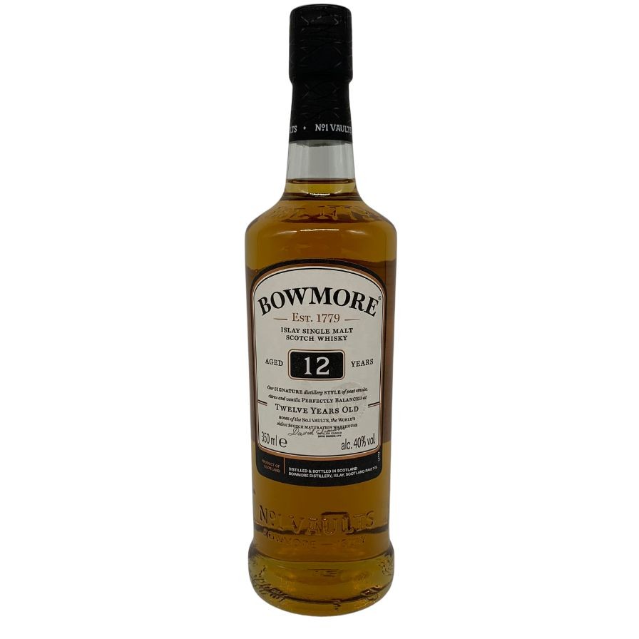 ボウモアBOWMORE 12年　350ml 3本 Amazon.co.jp: シングルモルトウイスキー ボウモア 12年 350ml