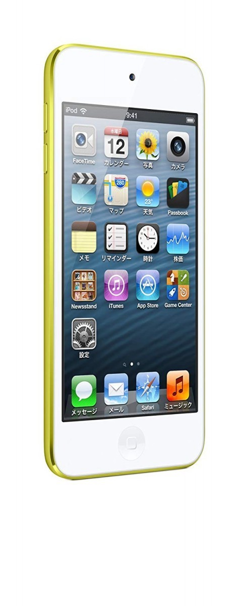 Apple iPod Touch 第5世代 16GB MGG12J/A イエロー iPod iPod touch デジタルオーディオプレーヤーの商品画像