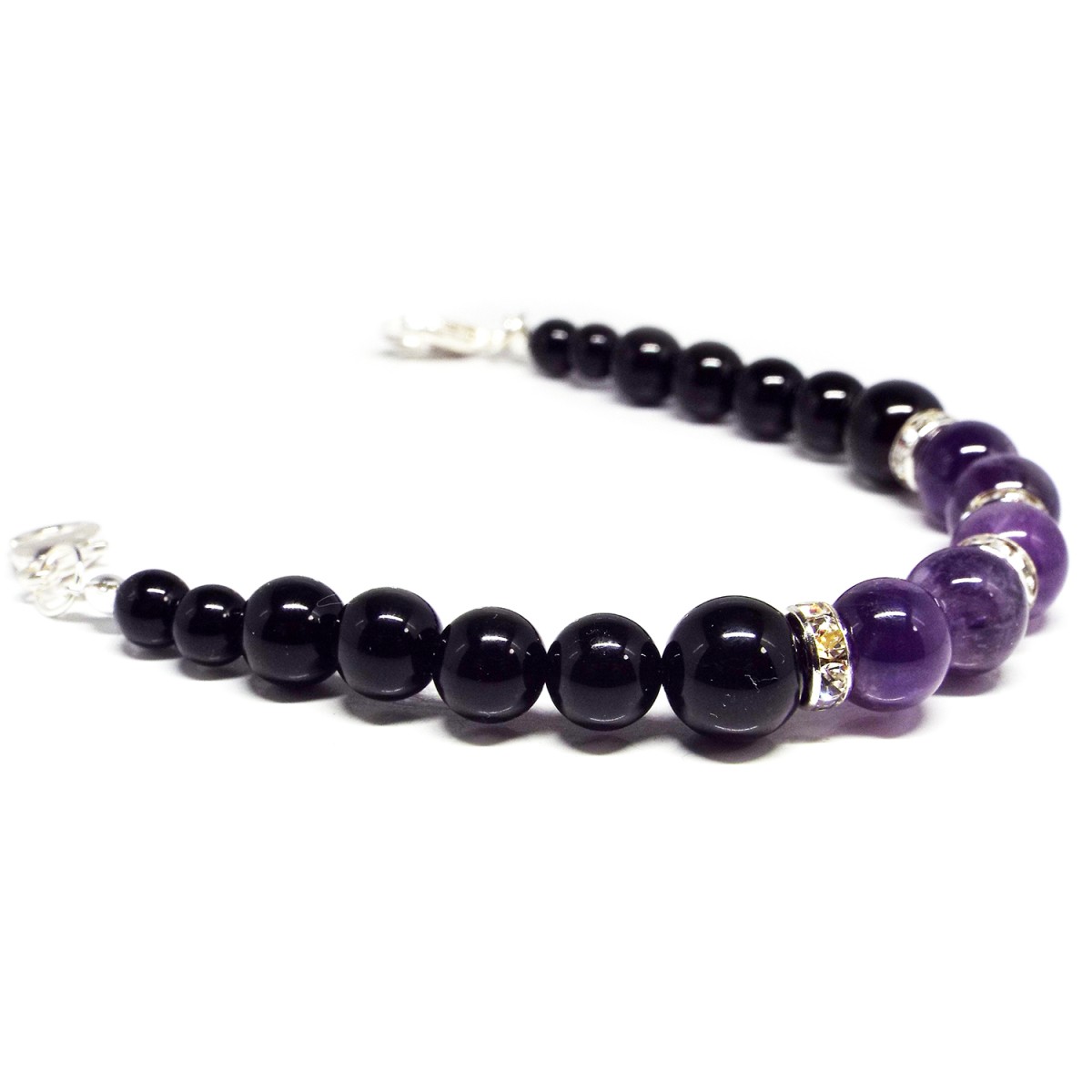  natural stone Power Stone feather woven cord kimono small articles dressing accessories amethyst onyx 