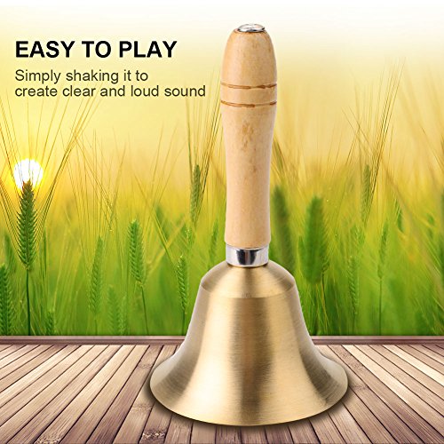  handbell large per hand .. bell height 15cm desk bell table bell durability operation easy luck discount hand . bell doorbell . selection . Event percussion instruments 