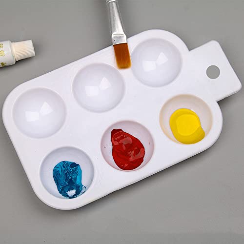 LOYELEY resin Palette keep hand attaching 10 pieces set using cut . paints plate . plate assistance Palette plastic model painting Palette figure painting for watercolor picture multi-purpose .