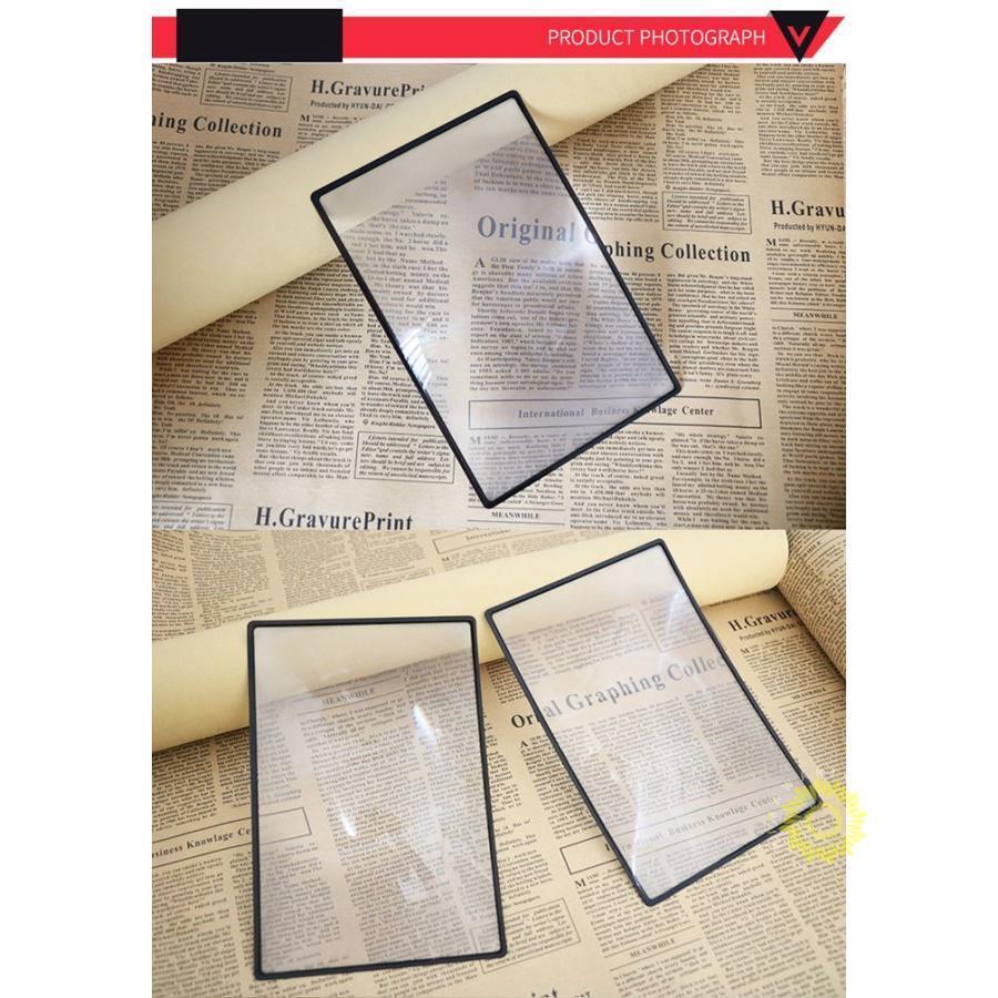  reading for enlargement seat in stock magnifier 2 pieces set 3 times magnifier thin type light weight mobile convenience reading observation mobile convenience . eye Respect-for-the-Aged Day Holiday present gift 