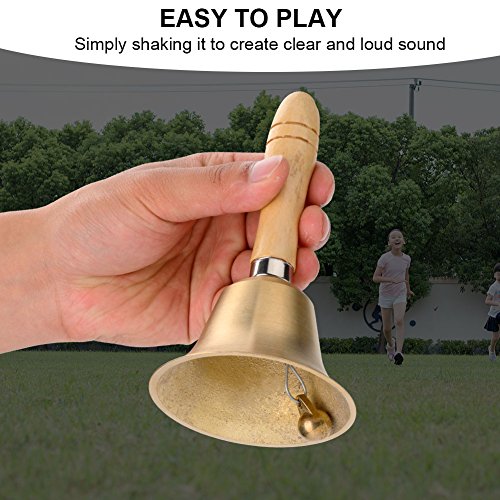  handbell large per hand .. bell height 15cm desk bell table bell durability operation easy luck discount hand . bell doorbell . selection . Event percussion instruments 