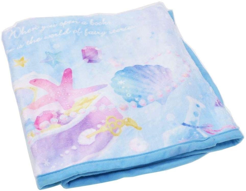  flannel blanket lap blanket blanket little fea Lee tail mermaid 
