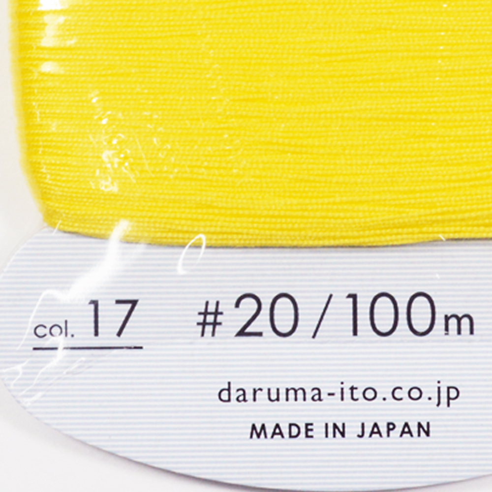 daruma семья нить futoshi .#20 карта шт 100m лимон NO17