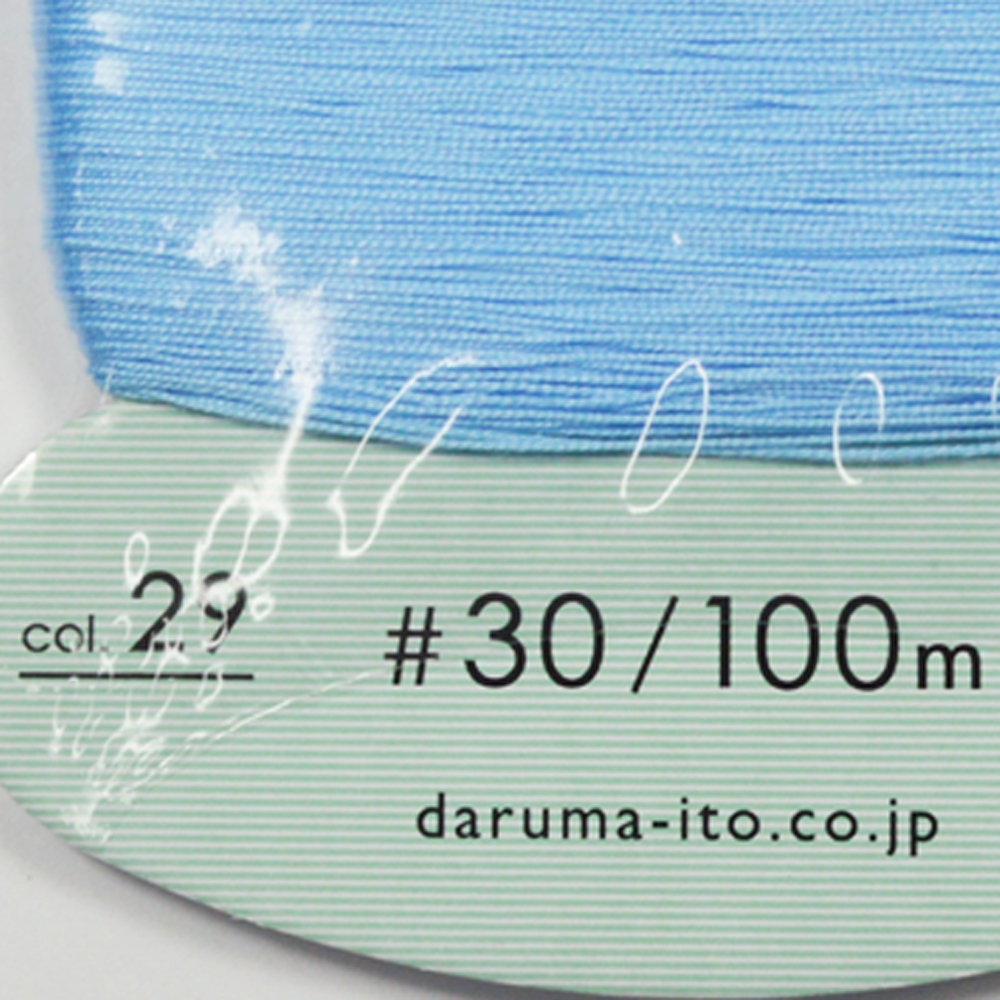 daruma семья нить маленький .#30 карта шт 100m синий глициния NO29