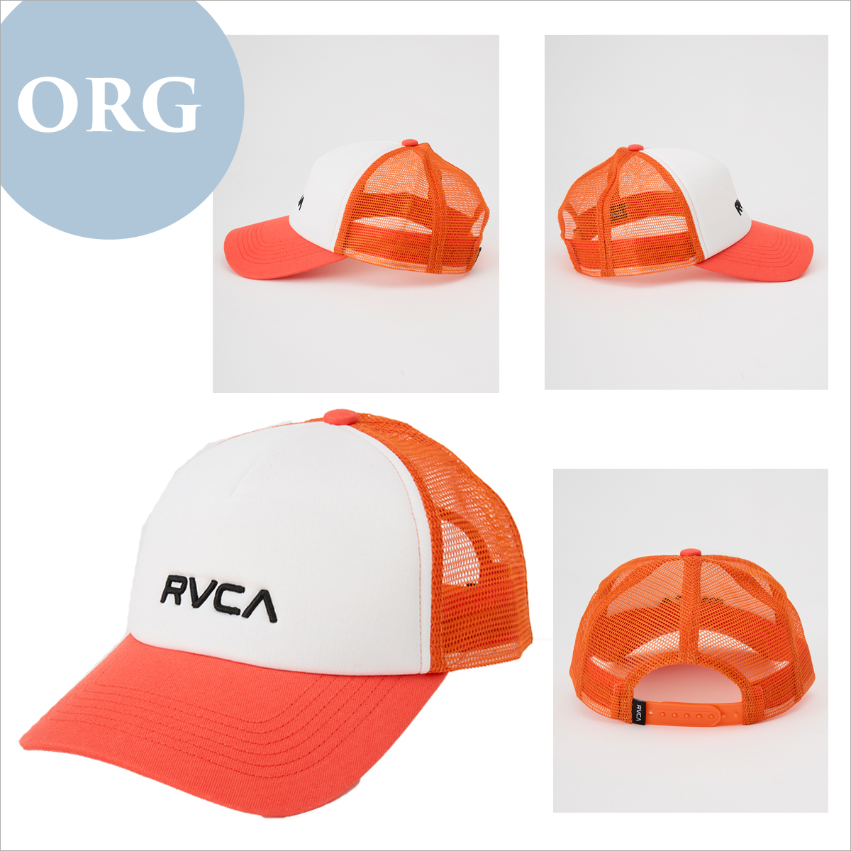 25 SS RVCA Roo ka колпак MINI RVCA TRUCKER шляпа море женский мужской 2025 год весна лето BF041951 BF041-951 Япония стандартный товар 