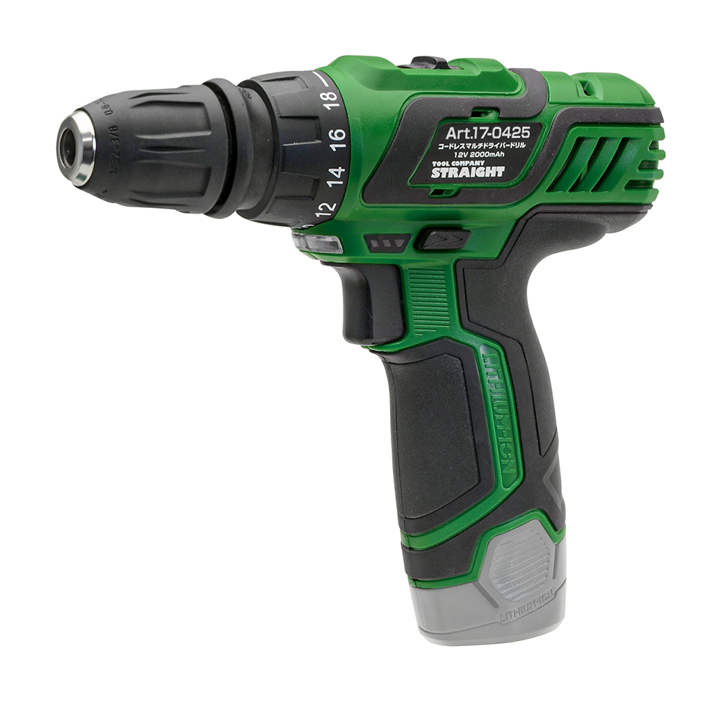  cordless multi Driver drill 12V body [ exclusive use battery * charger : optional ] STRAIGHT/17-0425 (STRAIGHT/ strut )