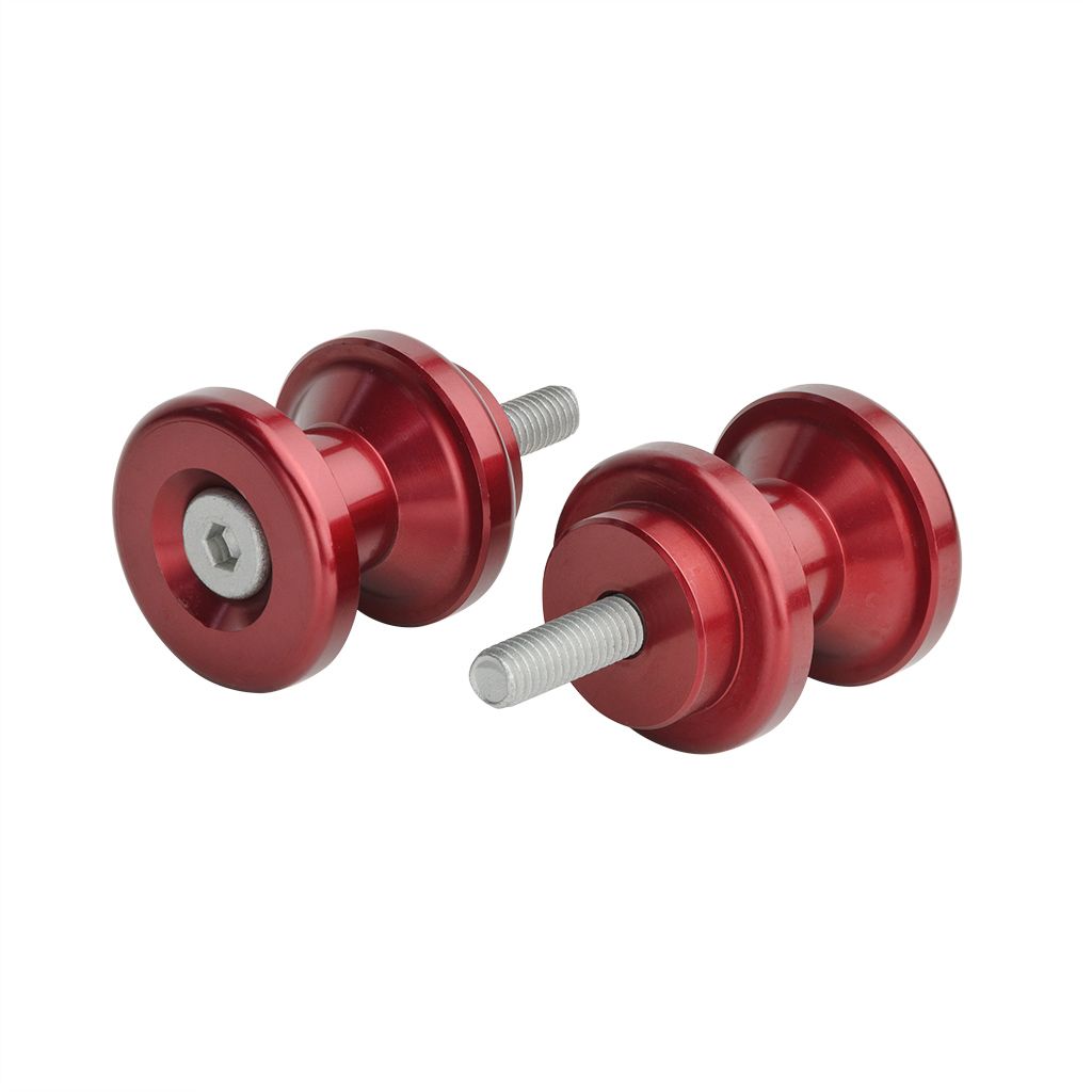 [ stock limit ] Swing Arm spool M6×1.0 red STRAIGHT/34-801 (STRAIGHT/ strut )