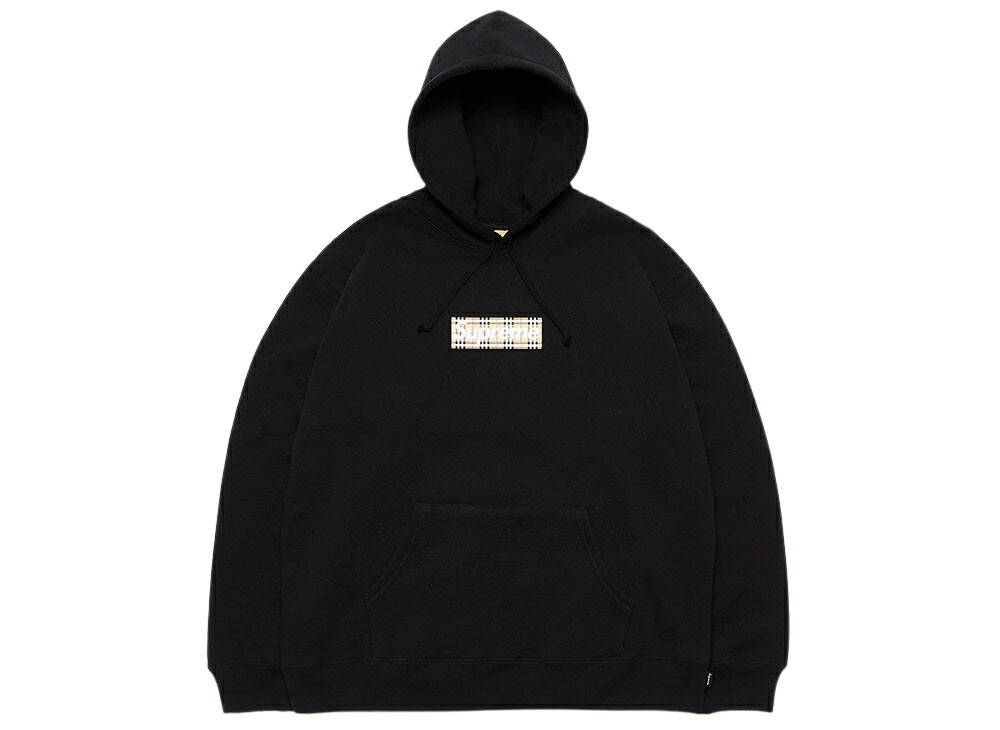 Supreme  Burberry Box Logo Hooded Sweatshirt Black シュプリーム バーバリー ボックス ロゴ フーディー スウェットシャツ ブラック 正規品 全国送料無料 Supreme / Burberry Box Logo Hooded Sweatshirt Black シュプリーム