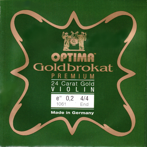Goldbrokat Premium 2 шт. комплект обычная почта отправка 4/4 скрипка для E линия 