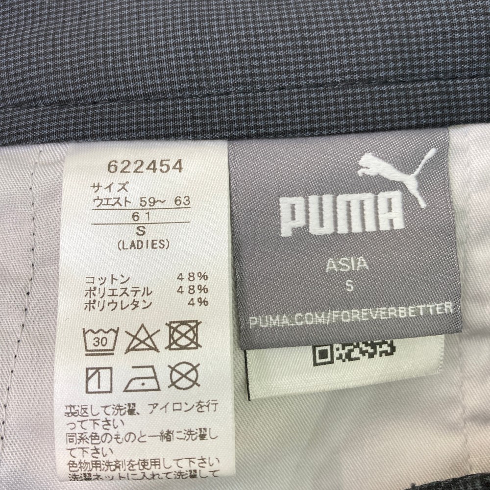 [ new goods ]PUMA GOLF Puma Golf stretch pants black group S Golf wear lady's 