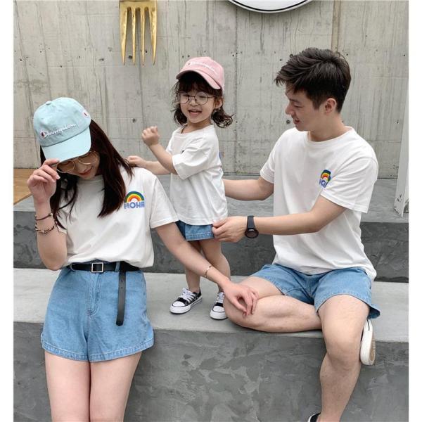  родители . пара look футболка Kids родители . пара родители .ko-te One-piece tops t рубашка пара t рубашка семья фотосъемка день рождения ... подарок путешествие 