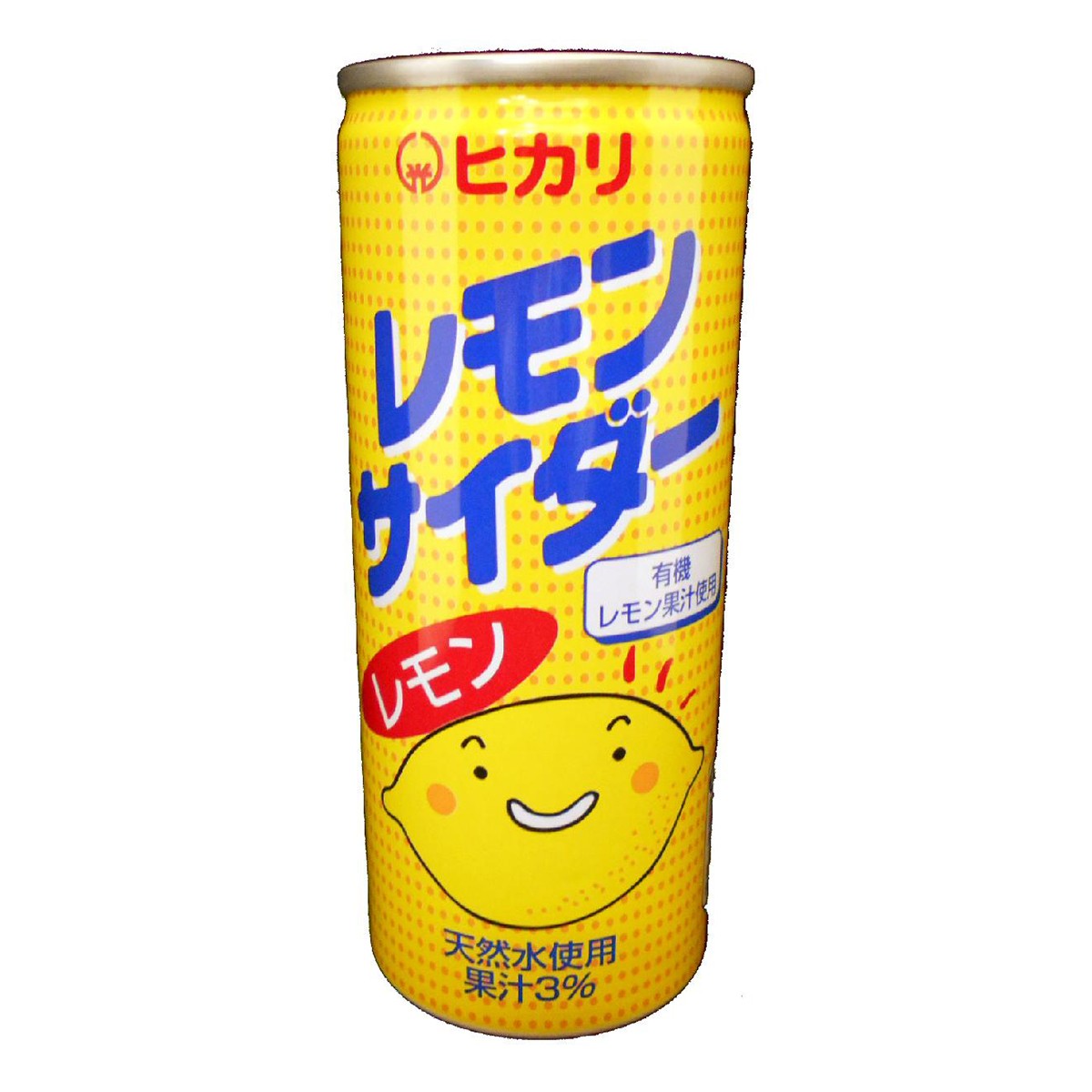 光食品 ヒカリ レモンサイダー 250ml × 1本 缶 炭酸飲料の商品画像