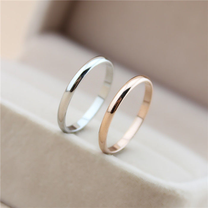  simple lady's ring stainless steel ring stainless steel ring pin ki ring metal allergy correspondence ... correspondence 