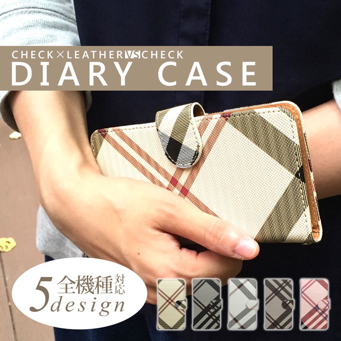  check pattern notebook type smartphone case iPhone cover iPhone15 Pro Max Plus iphone14 13 12 mini XR iPhoneSE Xperia AQUOS Galaxy Google Pixel OPPO arrows