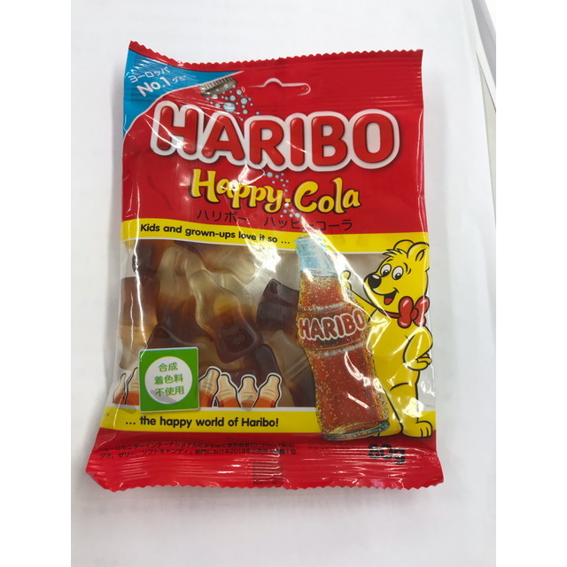 HARIBO ハリボー ハッピーコーラ 80g×10袋 グミ、ジェリービーンズの商品画像