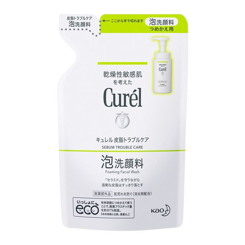 キュレル 皮脂トラブルケア 泡洗顔料 レフィル 130ml×6の商品画像