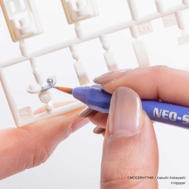  Pentel . кисть Pentel ... Neo соболь круг кисть 3 шт. комплект упаковка ввод XZBNR-3S 3шт.