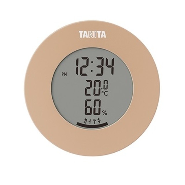 tanita temperature hygrometer TT585 light brown 