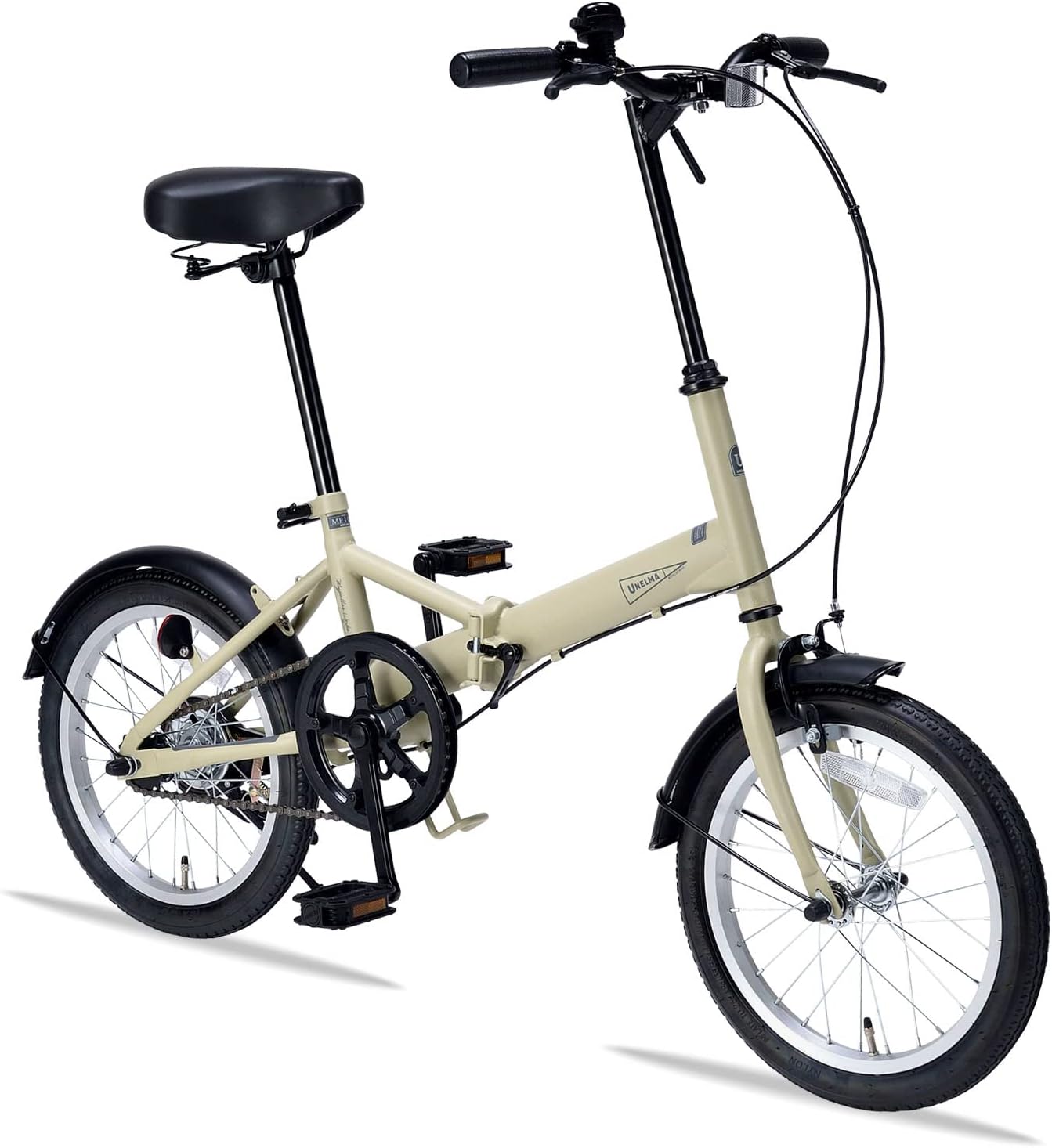  my palas foldable bicycle 16 -inch MF101 sand beige compact stylish small smaller [ Honshu only free shipping ]