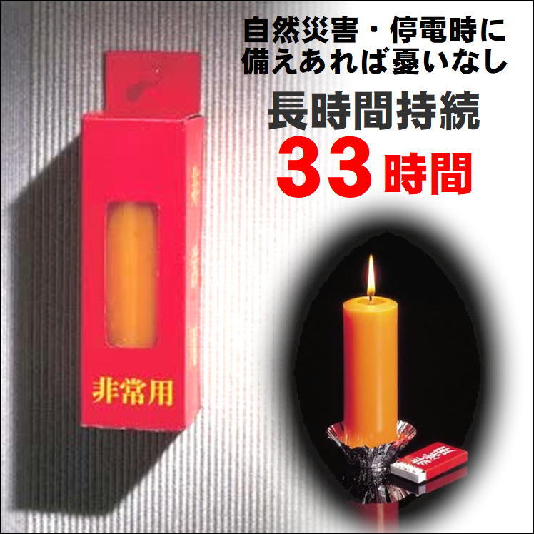  for emergency low so black u sok . electro- disaster prevention candle disaster prevention goods pcs manner ground . earthquake large snow nature disaster measures provide for strategic reserve supplies set urgent .. convenience Match attaching length hour made in Japan 