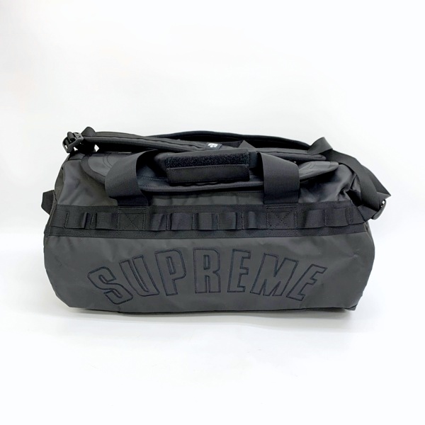 Supreme THE NORTH FACE 19SS Arc Logo Small Base Camp Duffle Bag Boston bag rucksack men's black Supreme North Face bag DF9993#